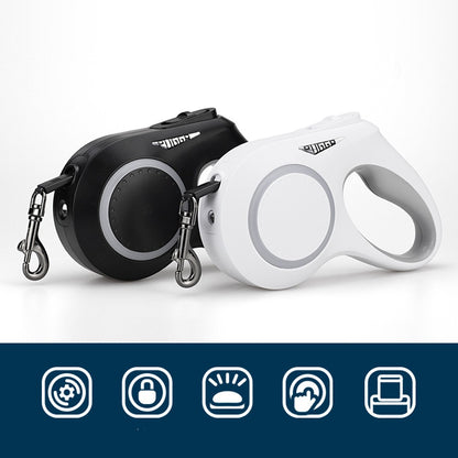Automatic Telescopic Traction Rope for Pets with Lights