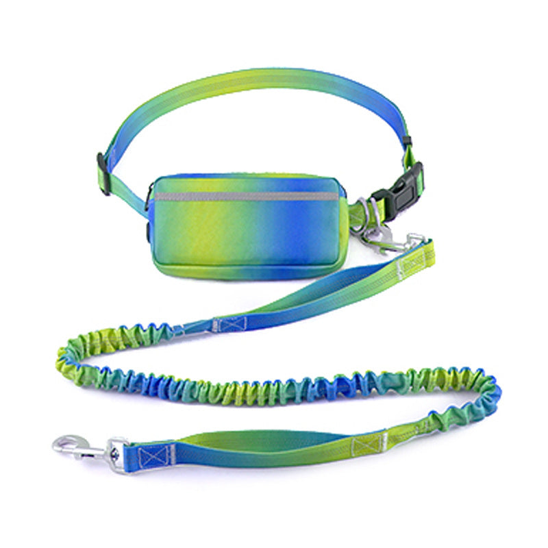 Hand Free Dog Leash for Walking and Running Jogging, Adjustable Dog Leash, Waist Belt, Traction Rope, Reflective Dog Accessories