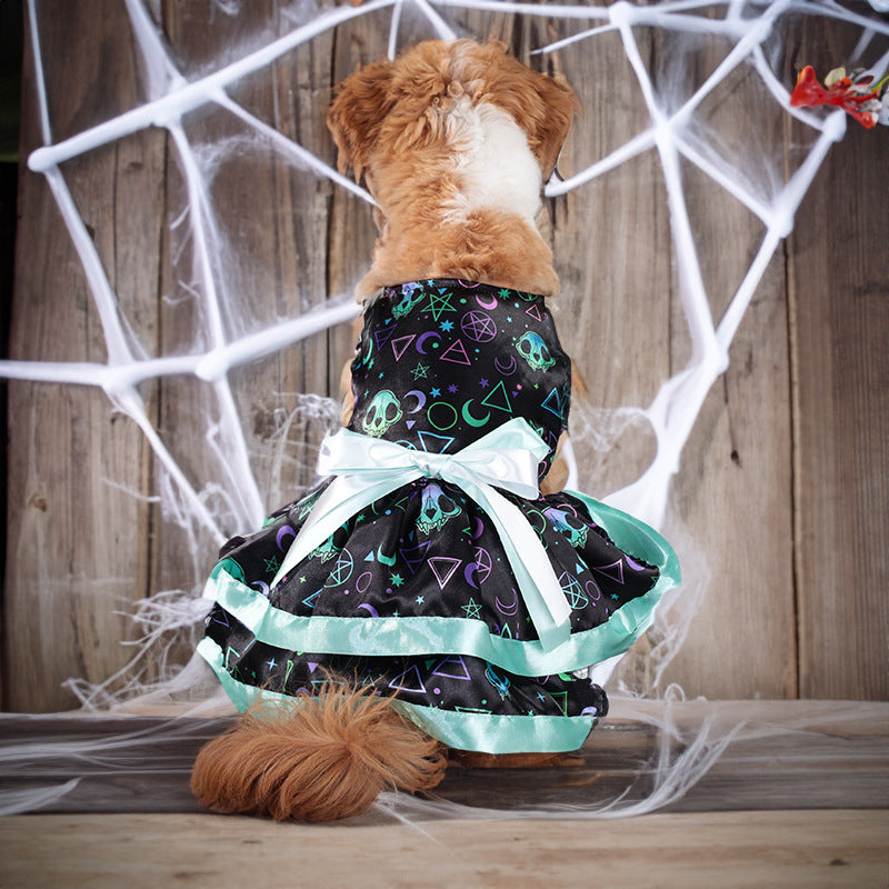 Dog Clothes Halloween Cute Double-Layer Pet Skirt